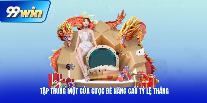 Tập trung một cửa cược để nâng cao tỷ lệ thắng